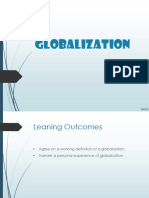 Lesson 1 What Is Globalization