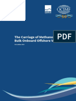 The Carriage of Methanol in Bulk Onboard Offshore Vessels: First Edition 2020