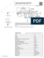 Model 1.5:1 Pilot Ratio, Standard Capacity Counterbalance Valve