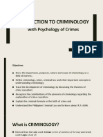 Introduction To Criminology: With Psychology of Crimes