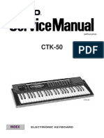 Casio CTK50 Service