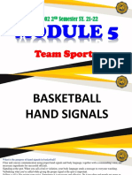 Basketball Hand Signals