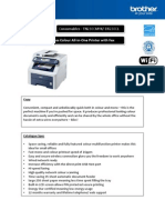 High Speed Wireless Colour All-in-One Printer With Fax: MFC-9320CW Consumables - TN230CMYK/ DR230CL