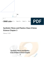 Synthetic Fibres and Plastics Class 8 Notes Science Chapter 3 - CBSE Labs