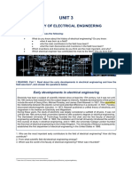 Unit 3: History of Electrical Engineering