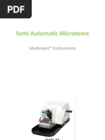 Semi Automatic Microtome: Medimeas® Instruments