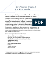 Analisis Libro Gestion Eficaz Del Tiempo