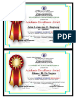 Sample Cert of Recognition