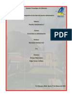 Cuadro Comparativo de Las Fases Del Proceso Administrativo