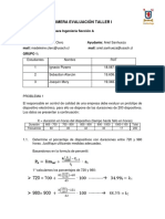 Primera Evaluación Taller I