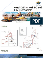 Grade Control Drilling With RC and QAQC of Sample