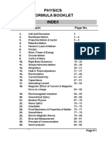 Physics Formulla Booklet