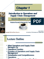 Introduction To Operations and Supply Chain Management