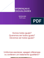 Diferenças e Desigualdades Sociais