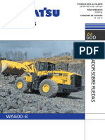 Komatsu WA500-6 Ficha Tecnica