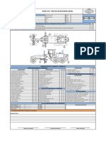  Check List de Motoniveladora