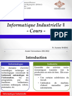 Informatique Industrielle Cours