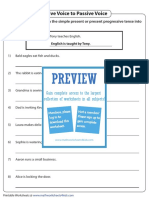 Preview: Active Voice To Passive Voice