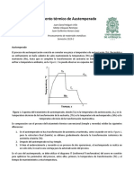 Informe Tratamiento Térmico de Austemperizado