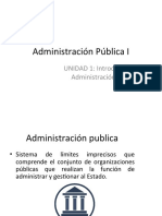 Administración Pública I Extracto de Apoyo