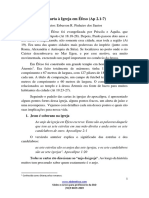 Lição 2 - A Carta À Igreja em Éfeso (Ap 2.1-7)