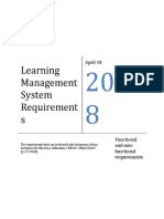 LMS Functional and Non - Functional Requirements