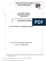 EXPERIMENT 4 Equivalent Resistance