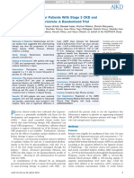 Febuxostat Therapy For Patients With Stage 3 CKD and Asymptomatic Hyperuricemia: A Randomized Trial