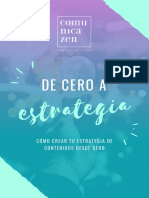 De Cero A Estrategia