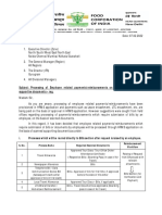 Subject: Processing of Employee Related Payments/reimbursements On The Basis of Scanned Supportive Documents - Reg