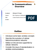 Mobile Communications: Lecturer: Michael O'Grady