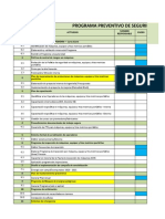 Carta Gantt - Programa Seguridad en Máquinas - PROSEMA