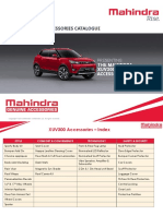 XUV300 Accessories Catalogue V3.3