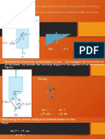 Stresses On An Inclined Plane