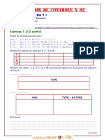 Devoir de Contrôle N°2 - Informatique - Bac Sciences Exp (2011-2012) MR Mohamed - Elgasfsy