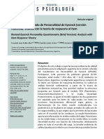 Cuestionario Revisado de Personalidad de Eysenck