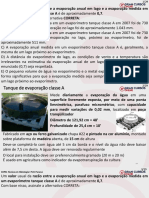 Um Evaporímetro Tanque Classe A É de Aproximadamente 0,7.: PUC Paraná