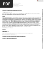 Glucose-6-Phosphate Dehydrogenase Deficiency: G6Pd G6Pd E.G. G6Pd G6Pd