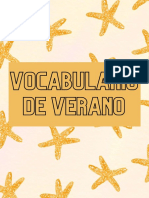 Vocabulario de Verano