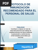 Protocolo de Inmunización Recomendado para El Personal de Salud PDF