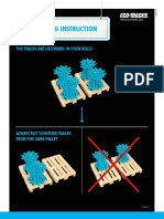 Mounting Instruction: The Tracks Are Delivered in Four Rolls