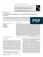 Thermographic Eye Temperature As An Index To Body Temperature in Ponies