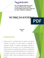 Slide de Nutrição Enteral