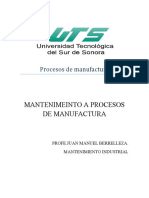 Clasificacion Tipos y Procesos de Mantenimiento