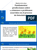 2.2 - 6° - Ciencias - Fundamentar Predicciones Sobre Fenomenos de La Fotosintesis