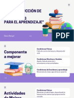 La Construcción de Ambientes Favorables para El Aprendizaje"