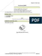 Fuel Delivery (DEPR) : Electrical System Diagnostic Trouble Codes