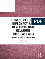 Lee - Chinese People's Diplomacy and Developmental Relations With East Asia - Trends in The Xi Jinping Era-Routledge (2020)