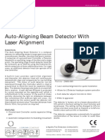 PP2411 Auto-Aligning Beam Detector With Laser Alignment Datasheet