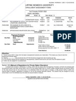 Philippine Women'S University: Enrollment Assessment Form